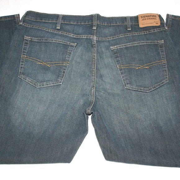 Levi Signature S67 Athletic Blue Jean Men 40x32 NEW - Picture 2 of 4
